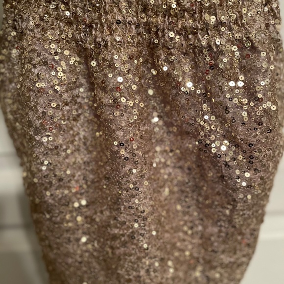 J Crew Gold Sequin Miniskirt - Picture 3 of 3
